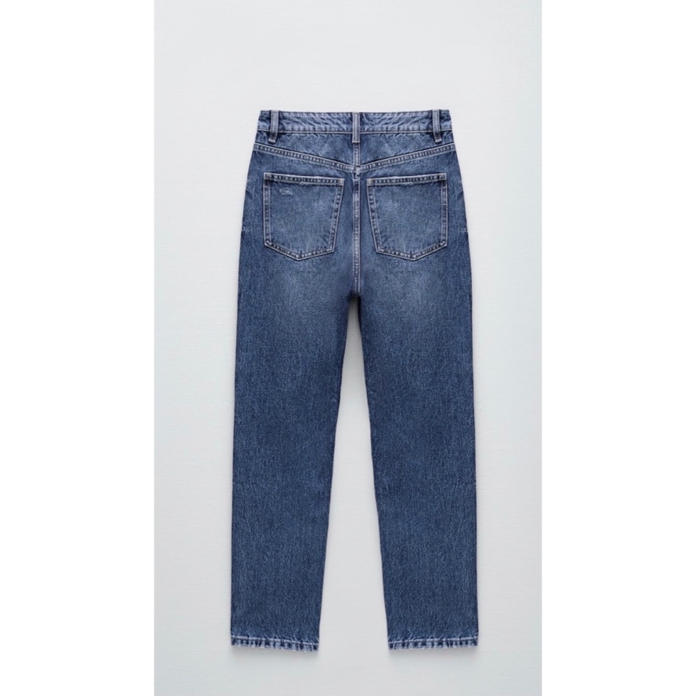 Zara Ripped Mom Jeans - Picture 8 of 9